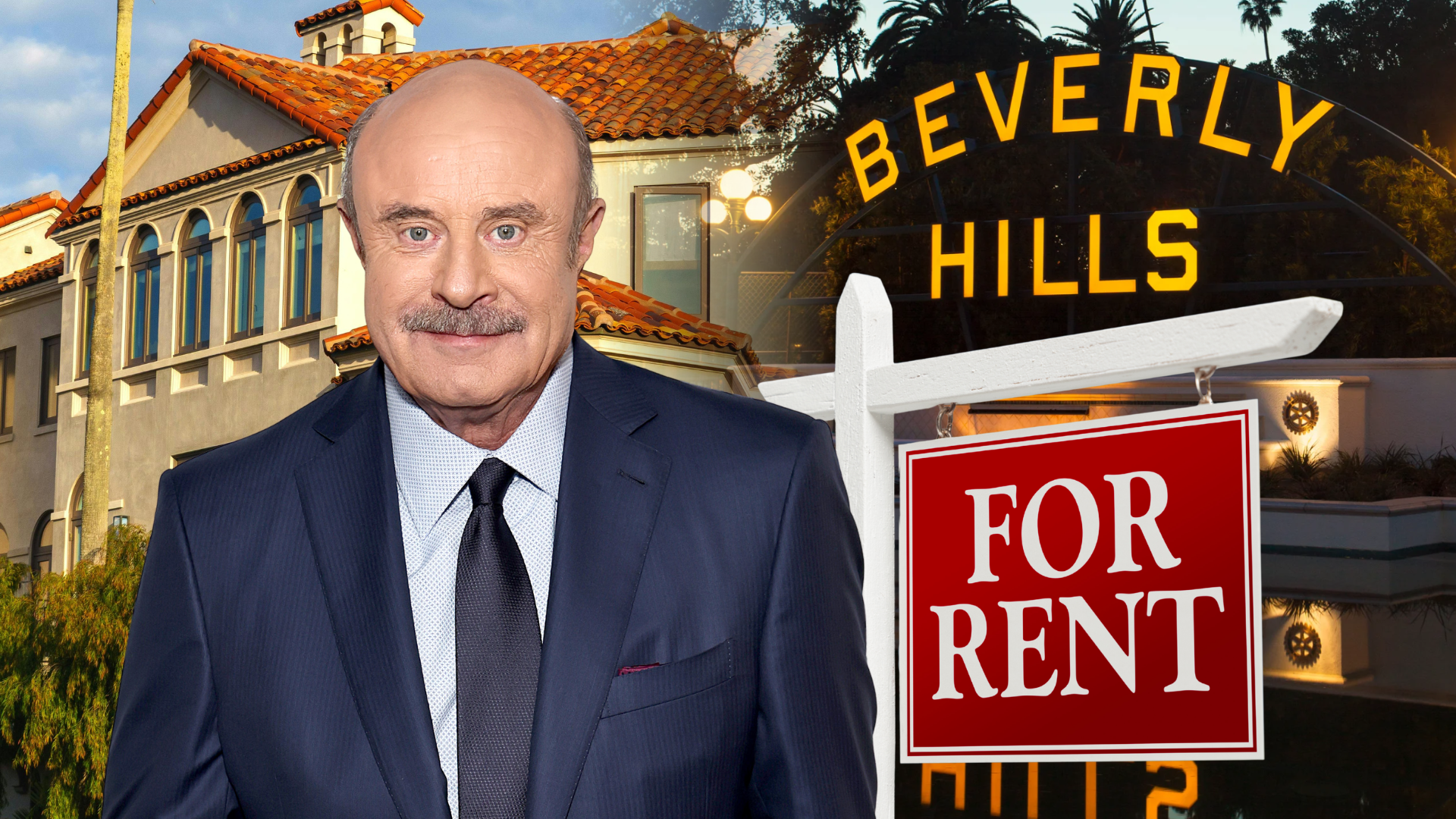 Dr. Phil's Former 'Mediterranean Villa' Is Renting for $65,000 Per Month — Literally Located in Beverly Hills, 90210