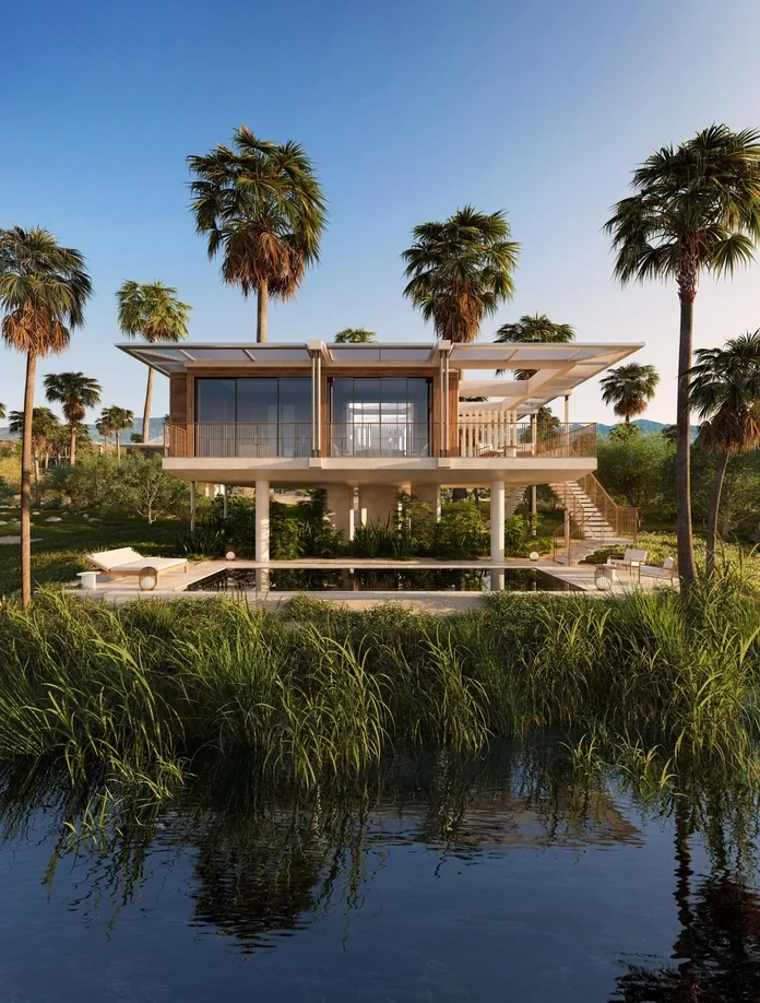 Amanvari — resort at dusk