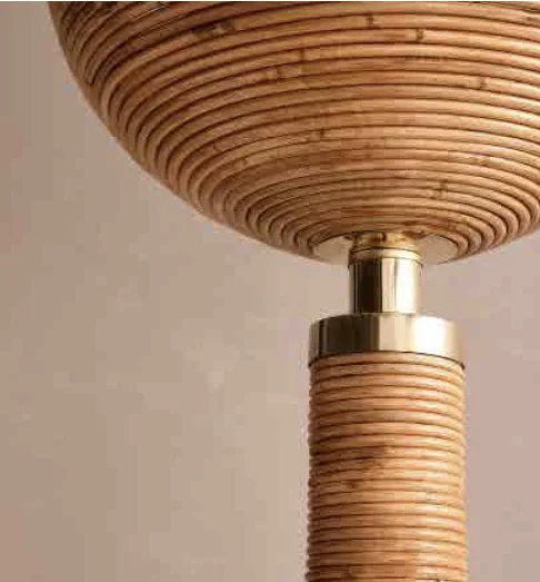 Rattan lamp