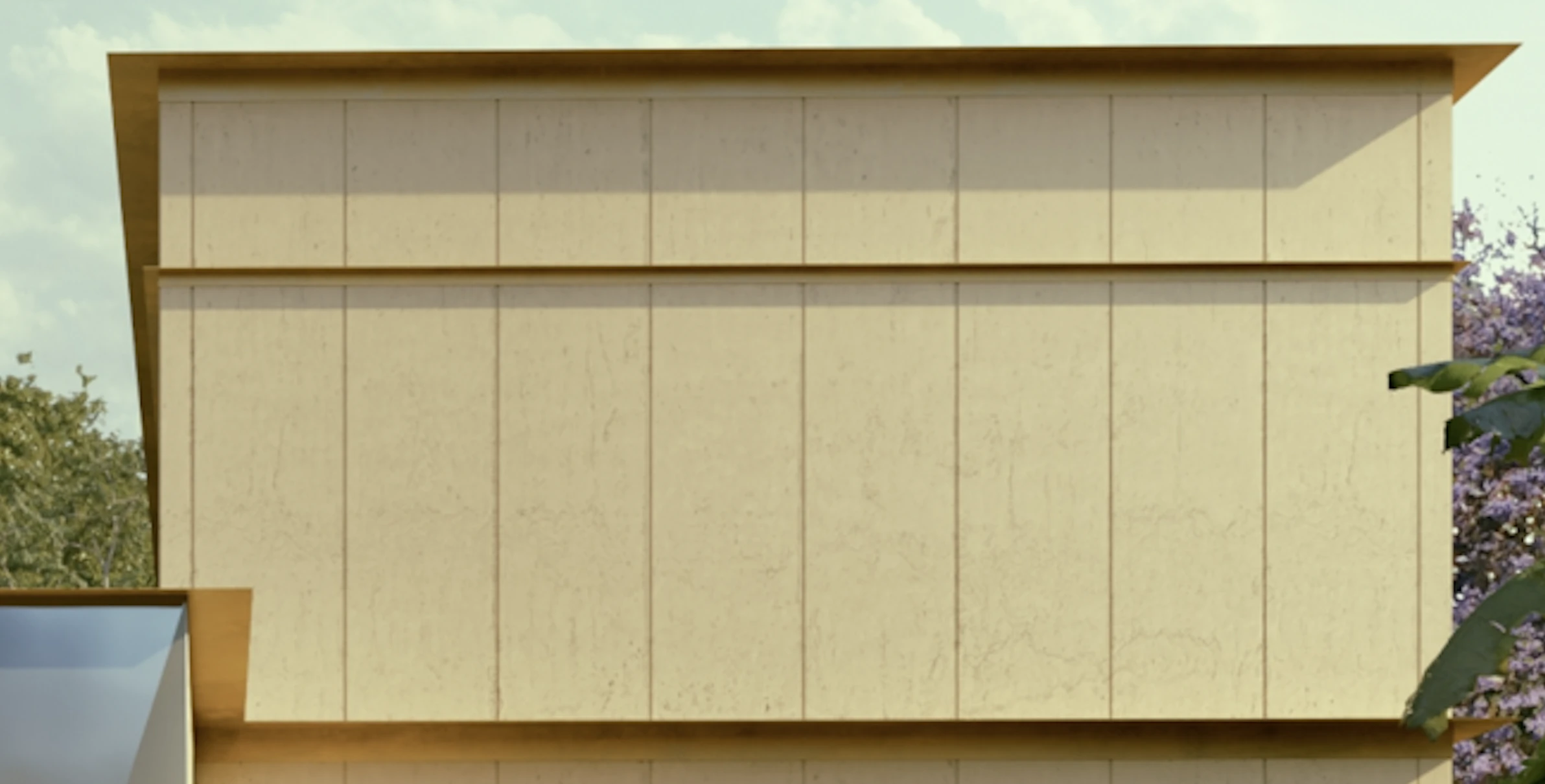 Reinforced concrete villa exterior — Material Permanence